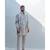 I AND YOU JACKET SET IN BEIGE