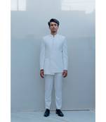 ALABASTER SHORT INDO WESTERN JACKET SET