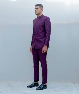 Majestic Long Indo Western Jacket Set 2