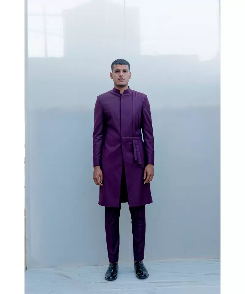 REGAL LONG INDO WESTERN JACKET SET