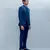 LAPIS LAZULI SHORT INDO WESTERN JACKET SET