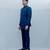 LAPIS LAZULI SHORT INDO WESTERN JACKET SET