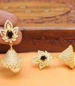 Black agate earrings