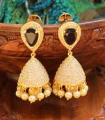 Black agate earrings