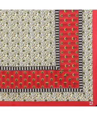 AJ Home Traditional Jaipuri 100% Cotton Diwan Set (Set of 6) 5