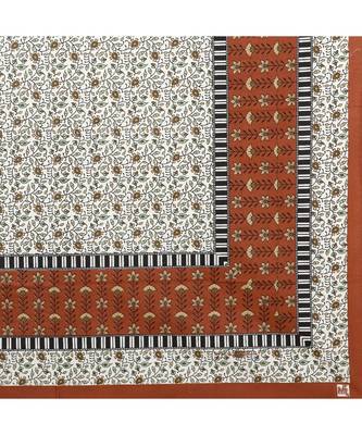 AJ Home Traditional Jaipuri 100% Cotton Diwan Set (Set of 6) 5