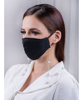 Lush White and Pink Multipurpose Mask Chain 1