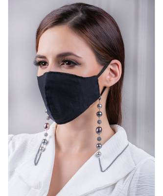Plush Grey Multipurpose Mask Chain 1