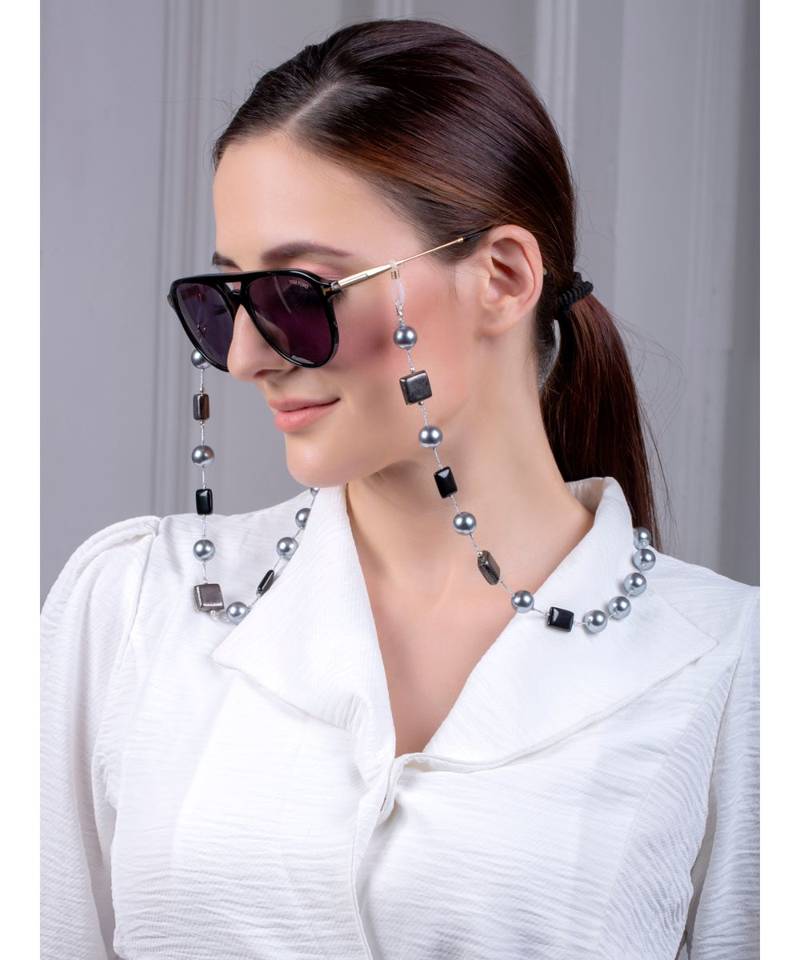 Durable Black and Grey Multipurpose Mask Chain