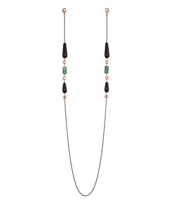 Deluxe Green and Black Multipurpose Mask Chain 5