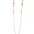 Exuberant Rose Pink and Yellow Multipurpose Mask Chain