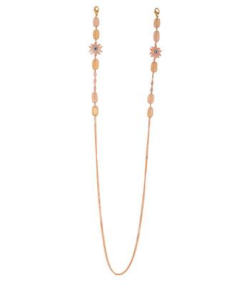 Exuberant Rose Pink and Yellow Multipurpose Mask Chain 5