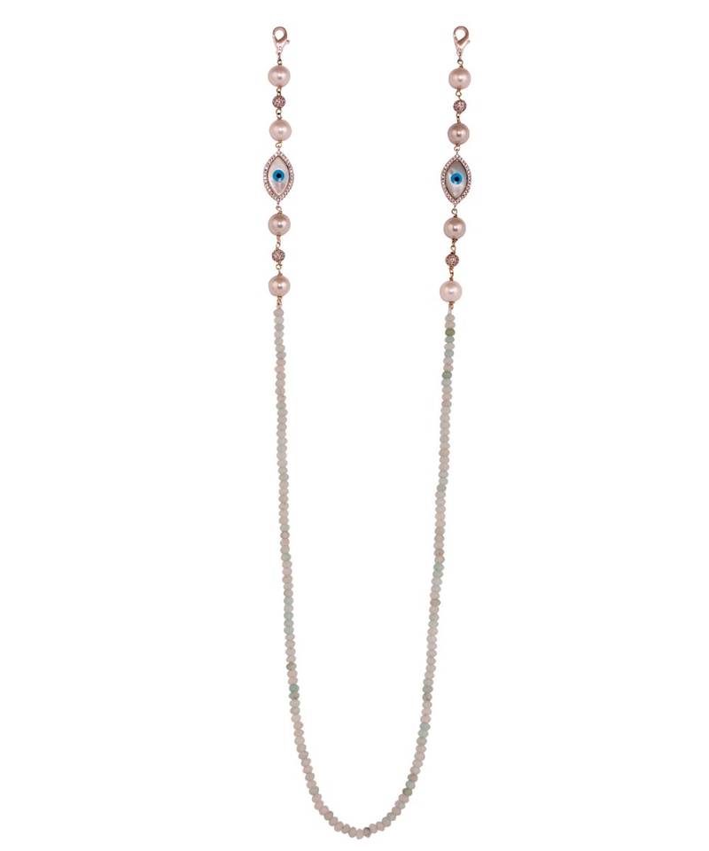 Luscious Blue and White Multipurpose Mask Chain