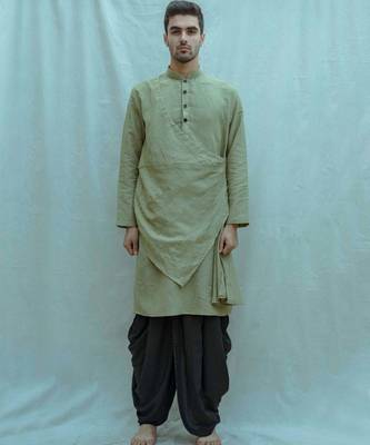 Nature Green Kurta And Pants 1
