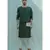Olive Green and Off white Pants
