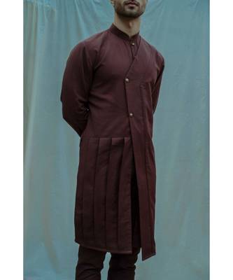Brown Warrior Kurta Set And Pants 3