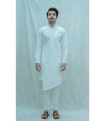 White Angarakha Kurta And Pants