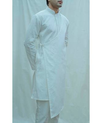 White Angarakha Kurta And Pants 3