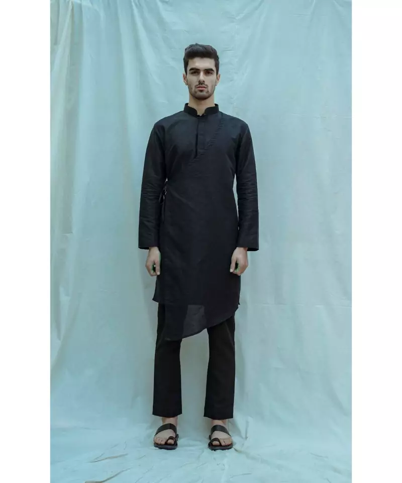 Black kurta and pants