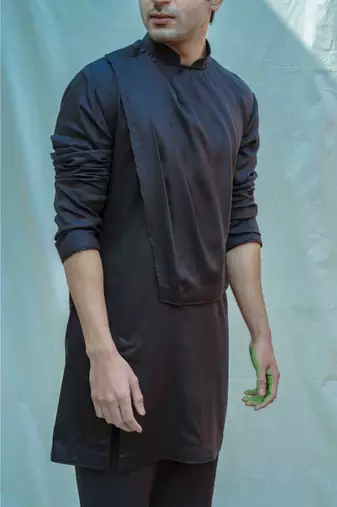 Black Kurta And Pants