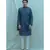 Royal Blue Kurta and white pants