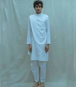 White Kurta And Pants