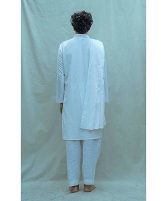 White Kurta And Pants 2