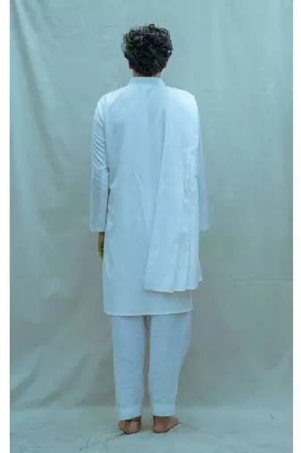 White Kurta And Pants