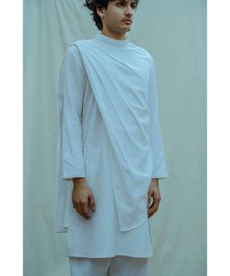 White Kurta And Pants 3