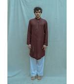 Brown Kurta and Patiala Salwar
