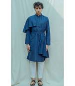 Royal Blue Kurta And White Pants