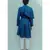 Royal Blue Kurta and white pants
