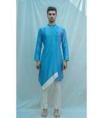 Sea Blue kurta and pants