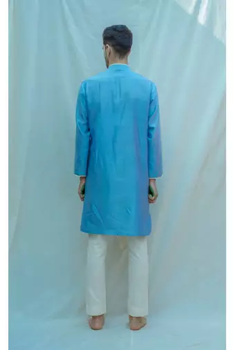 Sea Blue kurta and pants