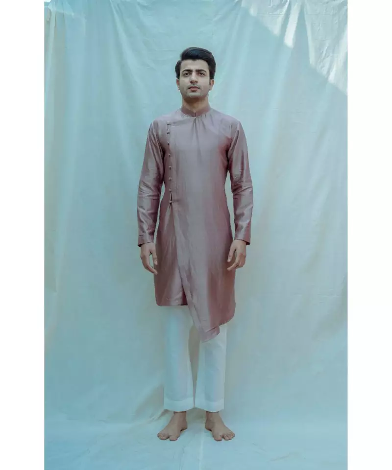 Mauve Kurta and pants