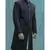 Black color  Achkan with White kurta and white pants