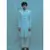 off white Panelled Achkan with off White kurta and off white pants