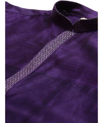 Burgandy Silk  men kurta 2
