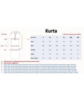 Beige Cotton  men kurta 7