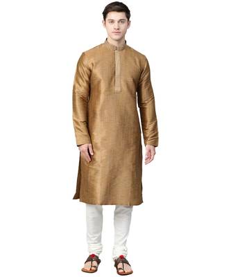 Brown Silk  men kurta 1
