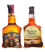 Favon Pack Of 2 Microfibre Filled Reversible Cushions (Chivas Regals & Black Dog)