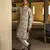 Printed Silk Kurta with Cotton Silk Churidar for Men