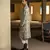 Printed Silk Kurta with Cotton Silk Churidar for Men