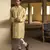 Printed Silk Kurta with Cotton Silk Churidar for Men