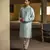 Printed Silk Kurta with Cotton Silk Churidar for Men