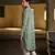 Printed Silk Kurta with Cotton Silk Churidar for Men