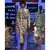Printed Velvet Kurta and Silkmul Churidar for Men