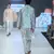 Printed Silkmul Bandi with Silkmul Kurta and Churidar for Men