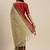 Beige woven cotton silk saree with blouse