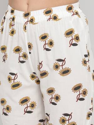 Solid Sequence & Gotta Patti Straight Cotton Olive Green KurtaSharara & Dupatta 7
